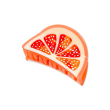 Load image into Gallery viewer, Mini Grapefruit Slice Hair Claw Accessories Jenny Lemons