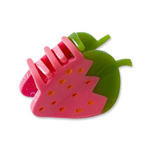 Load image into Gallery viewer, Mini Pink Strawberry Hair Claw Accessories Jenny Lemons