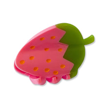 Load image into Gallery viewer, Mini Pink Strawberry Hair Claw Accessories Jenny Lemons
