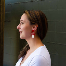 Load image into Gallery viewer, Mushrooms and Flowers Earrings Jewelry Jenny Lemons