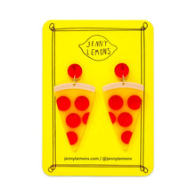 Load image into Gallery viewer, Pizza Party Earrings Jewelry Jenny Lemons