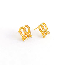 Load image into Gallery viewer, Pretzel Enamel Earrings Accessories Jenny Lemons