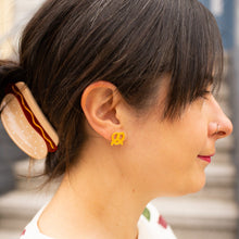 Load image into Gallery viewer, Pretzel Enamel Earrings Jewelry Jenny Lemons