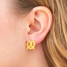Load image into Gallery viewer, Pretzel Enamel Earrings Jewelry Jenny Lemons