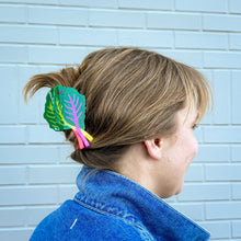 Load image into Gallery viewer, Rainbow Chard Hair Claw Accessories Jenny Lemons