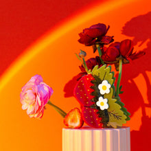 Load image into Gallery viewer, Strawberries and Flowers Hair Claw Accessories Jenny Lemons