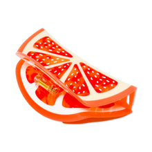Load image into Gallery viewer, XL Grapefruit Slice Hair Claw Accessories Jenny Lemons