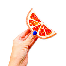 Load image into Gallery viewer, XL Grapefruit Slice Hair Claw Accessories Jenny Lemons
