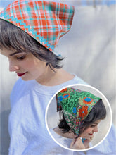 Load image into Gallery viewer, Picnicwear Rick Rack Reversible Headscarf