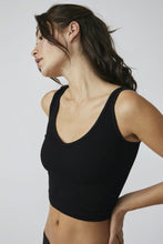 Load image into Gallery viewer, Black Solid Rib Brami