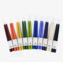 Load image into Gallery viewer, Taper Candles - Pair of Hand Dipped Beeswax