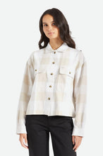 Load image into Gallery viewer, White Plaid Bowery Flannel