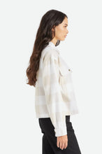 Load image into Gallery viewer, White Plaid Bowery Flannel