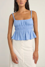 Load image into Gallery viewer, Cornflower Tyler Babydoll Tank
