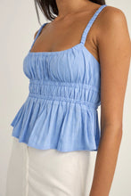 Load image into Gallery viewer, Cornflower Tyler Babydoll Tank
