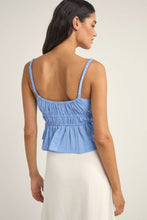 Load image into Gallery viewer, Cornflower Tyler Babydoll Tank
