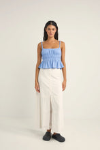 Load image into Gallery viewer, Cornflower Tyler Babydoll Tank
