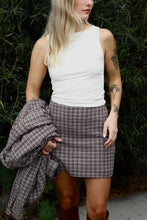 Load image into Gallery viewer, Coffee Hazed Mini Skirt
