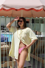 Load image into Gallery viewer, Butter Lace Up Terry Tunic
