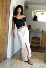 Load image into Gallery viewer, Antique White Khaki Midi Skirt

