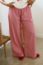 Load image into Gallery viewer, Red Gingham Boxer Pant
