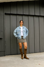 Load image into Gallery viewer, Brown Check City Skirt
