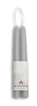 Load image into Gallery viewer, 8InchLongDoveGrayBeeswaxTaperCandles-BluecornCandles_edited
