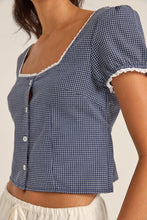 Load image into Gallery viewer, Navy Sadie Top
