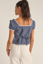 Load image into Gallery viewer, Navy Sadie Top
