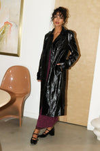 Load image into Gallery viewer, Black Neo Trench Coat
