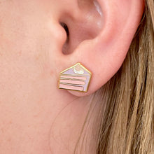 Load image into Gallery viewer, 22k Gold Cake Enamel Earrings Earrings Jenny Lemons 
