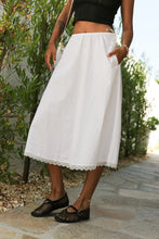Load image into Gallery viewer, White Taka Skirt
