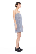 Load image into Gallery viewer, Navy Gingham Verona Short Dress
