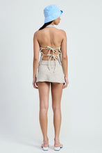 Load image into Gallery viewer, Chenille Plaid Halter Top
