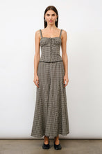 Load image into Gallery viewer, Plaid Lyra Bustier Tank
