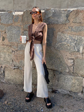 Load image into Gallery viewer, Cream Silky Brandy Pant

