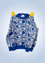 Load image into Gallery viewer, 68f6623ec600065f8f92bc31_eye-sweater-soft-cosy-100-cotton-knitted-unisex-blue-grey-sustainable-eco-friendly-garments_1762102039867.jpg
