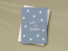 Load image into Gallery viewer, 68f6623ec600065f8f92bc31_letitsnow-christmas2025-greetingcard-heromock-720_1764182734677.png
