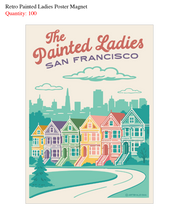 Load image into Gallery viewer, 68f6623ec600065f8f92bc31_retropaintedladiestravelpostermagnet_1774730832916.png
