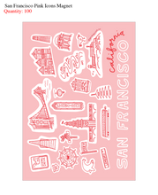 Load image into Gallery viewer, 68f6623ec600065f8f92bc31_sanfranciscopinkiconsmagnet_1774730832917.png
