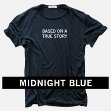 Load image into Gallery viewer, 68f6623ec600065f8f92bc31_truestory-slubtee-navy_1769551594508.jpg
