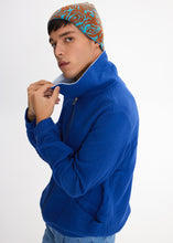 Load image into Gallery viewer, 68f6623ec600065f8f92bc31_v-jacket-blue-100-cotton-wide-collar-unisex-eco-friendly-bomber-jacket_1762104141304.jpg
