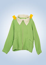 Load image into Gallery viewer, 68f6623ec600065f8f92bc31_v-jacket-green-100-cotton-wide-collar-unisex-eco-friendly-bomber-jacket_1762104541272.jpg
