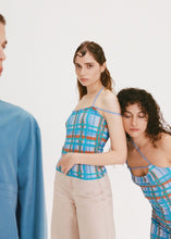 Load image into Gallery viewer, 68f6623ec600065f8f92bc31_vatka-loop-top-soft-jersey-viscose-fitted-digital-print-strap-sustainable-eco-friendly-tops-min_1762108046553.jpg
