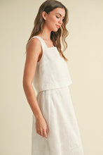 Load image into Gallery viewer, White Eyelet Emma Tank
