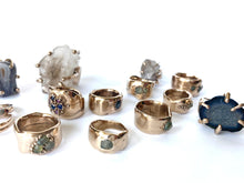 Load image into Gallery viewer, CSJ Smokey Quartz Claw Set in Bronze | Size 7
