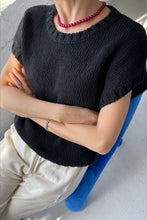 Load image into Gallery viewer, Black Pierre Sweater Top
