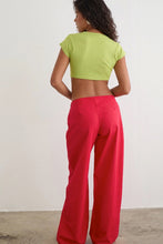Load image into Gallery viewer, BANIAH-CRP-CARDI-FLT-KNT-LILY-GRN-BRUN-TROUSER-W-TF-POPLIN-SCARLET-44800.jpg
