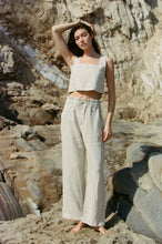 Load image into Gallery viewer, Natural Linen Christal Tank
