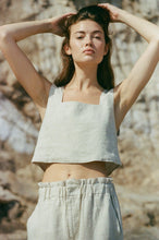 Load image into Gallery viewer, Natural Linen Christal Tank
